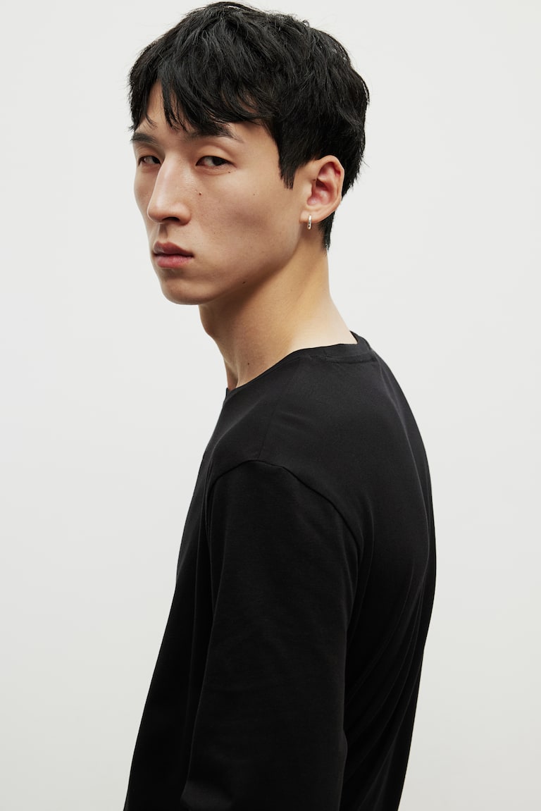 H&M Jerseyshirt In Slim Fit