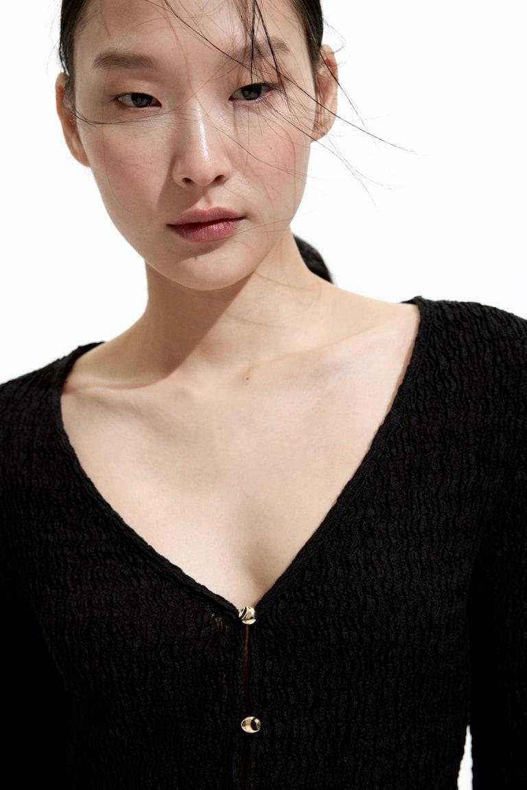 H&M Jerseyshirt Mit Struktur