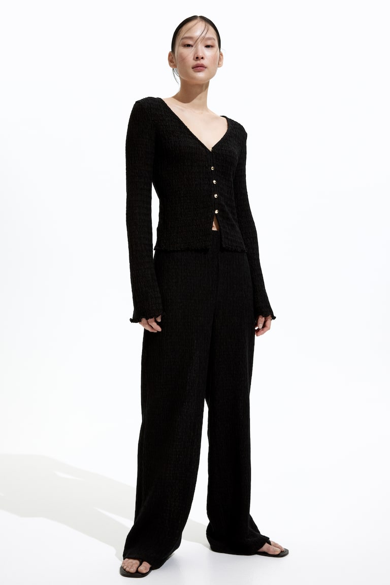 H&M Jerseyshirt Mit Struktur