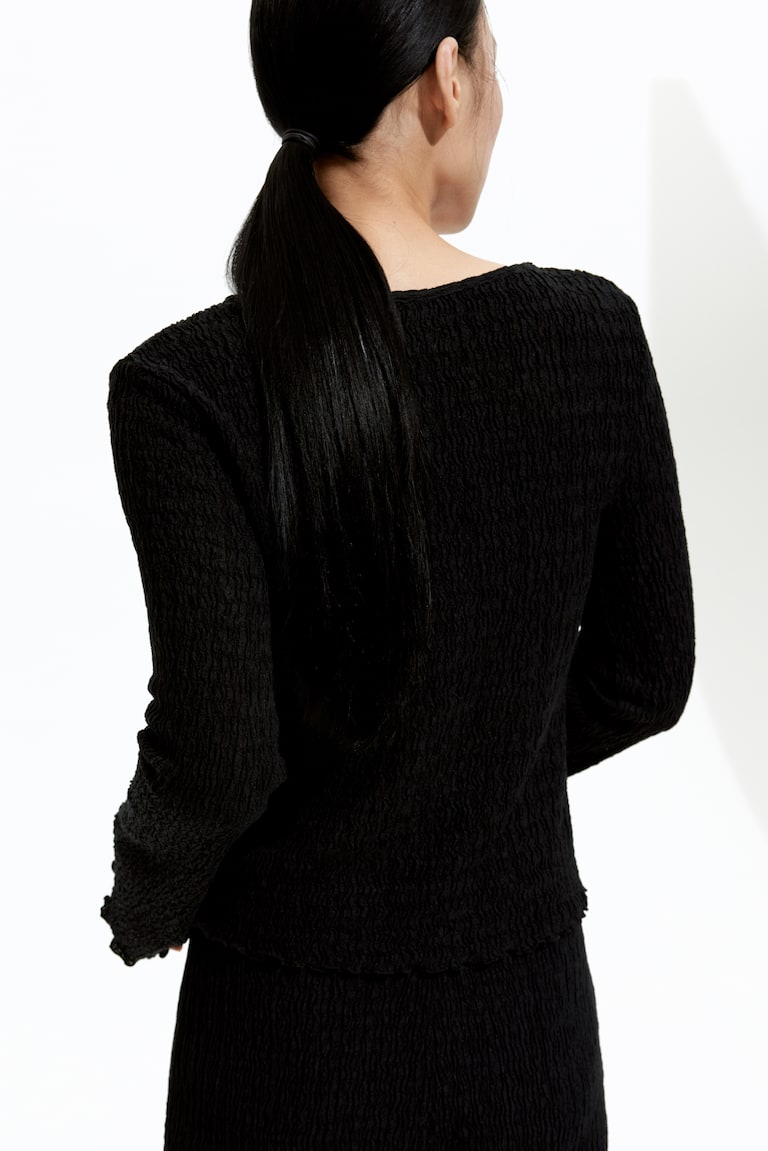 H&M Jerseyshirt Mit Struktur