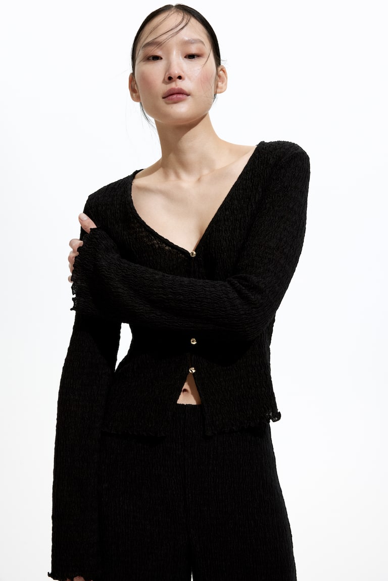 H&M Jerseyshirt mit Struktur