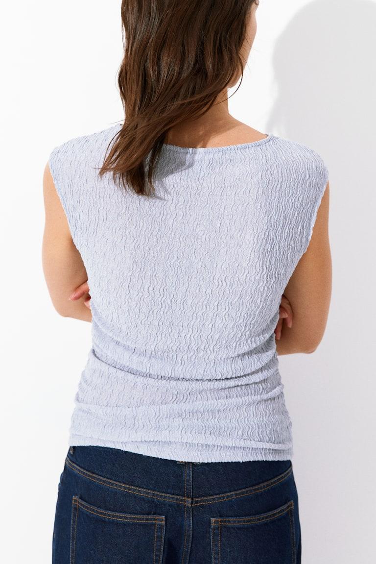 H&M Jerseytop Mit Struktur