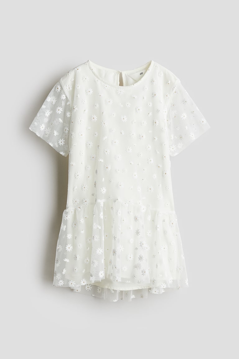 H&M Kleid mit Stickereien