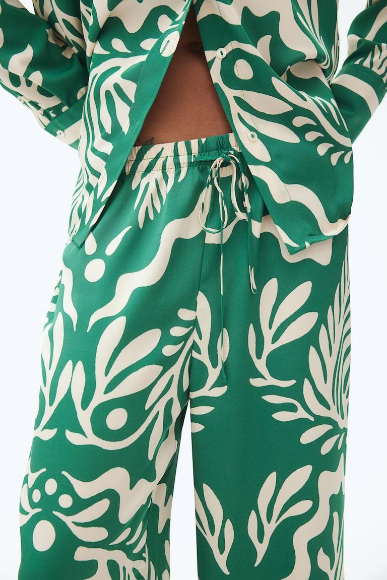 H&M Kordelzughose Aus Twill