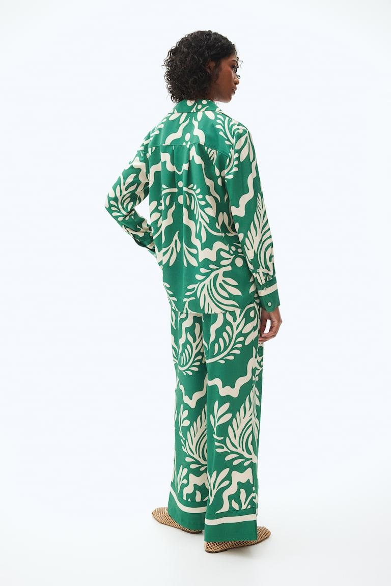 H&M Kordelzughose Aus Twill