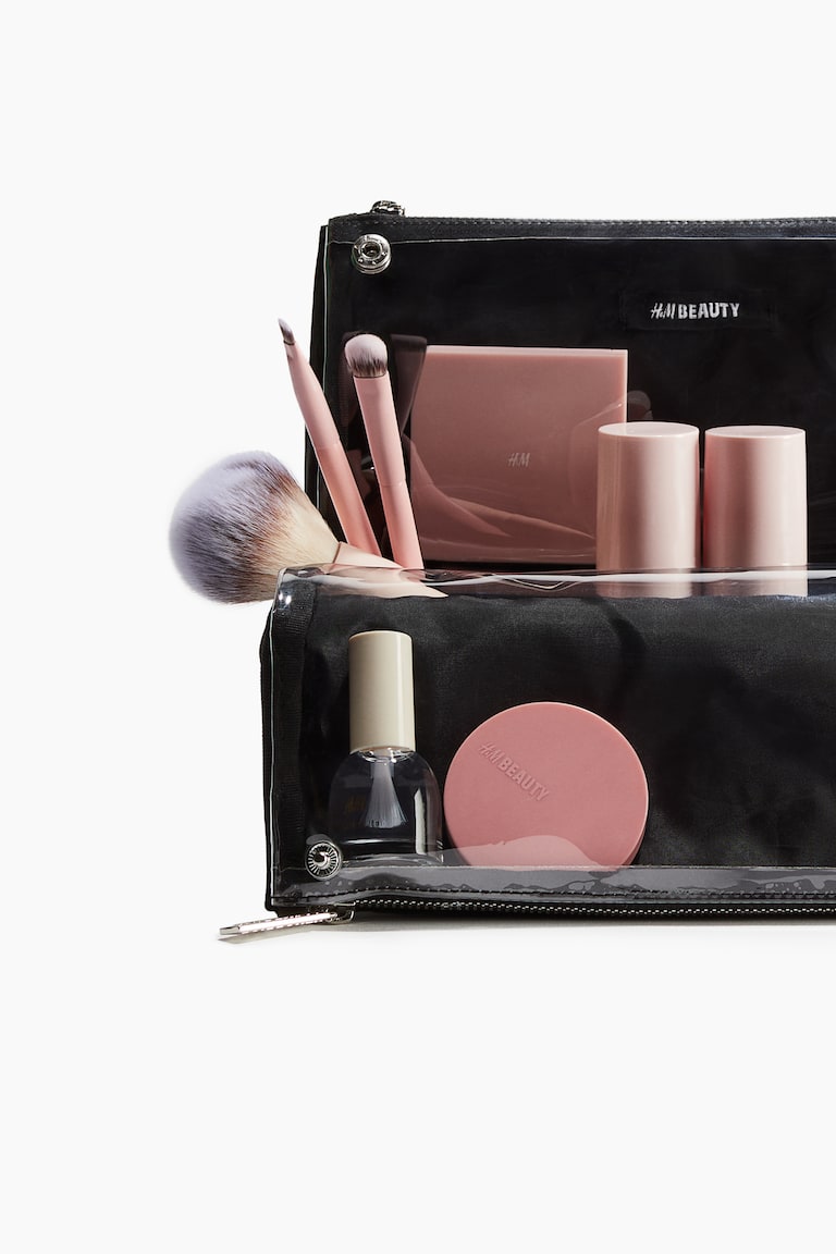 H&M Kulturtasche Aus Canvas