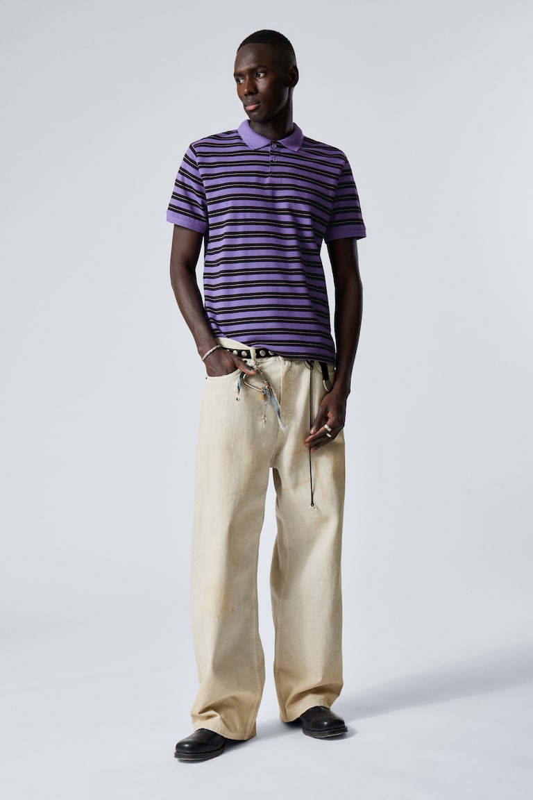 H&M Kurzärmliges Poloshirt Aus Baumwoll-Piqué