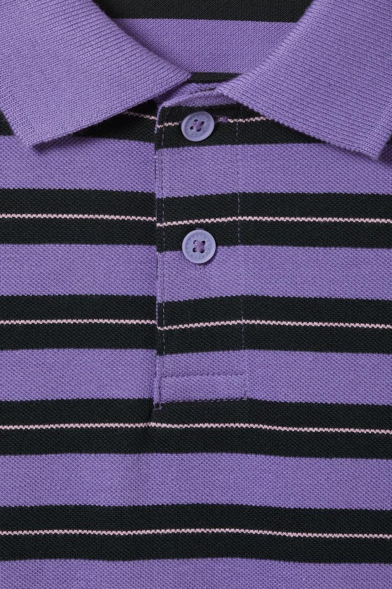 H&M Kurzärmliges Poloshirt Aus Baumwoll-Piqué