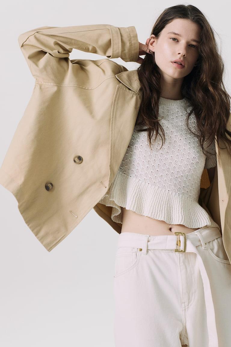 H&M Kurzer Trenchcoat