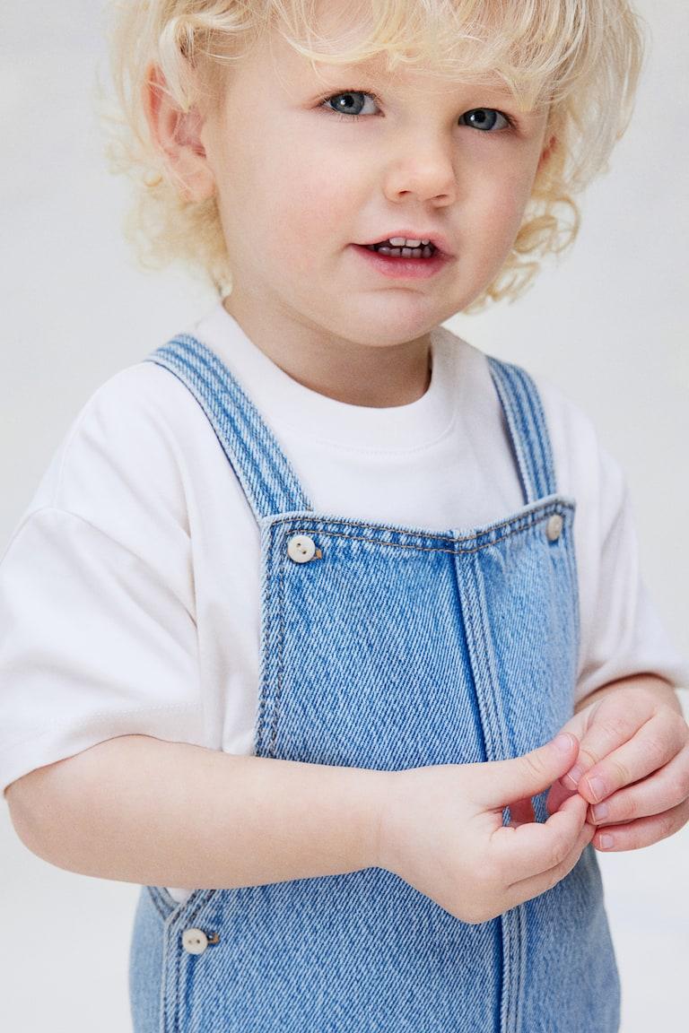 H&M Latzshorts Aus Denim