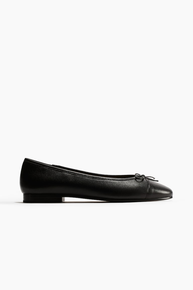 H&M Leather Ballet Pumps