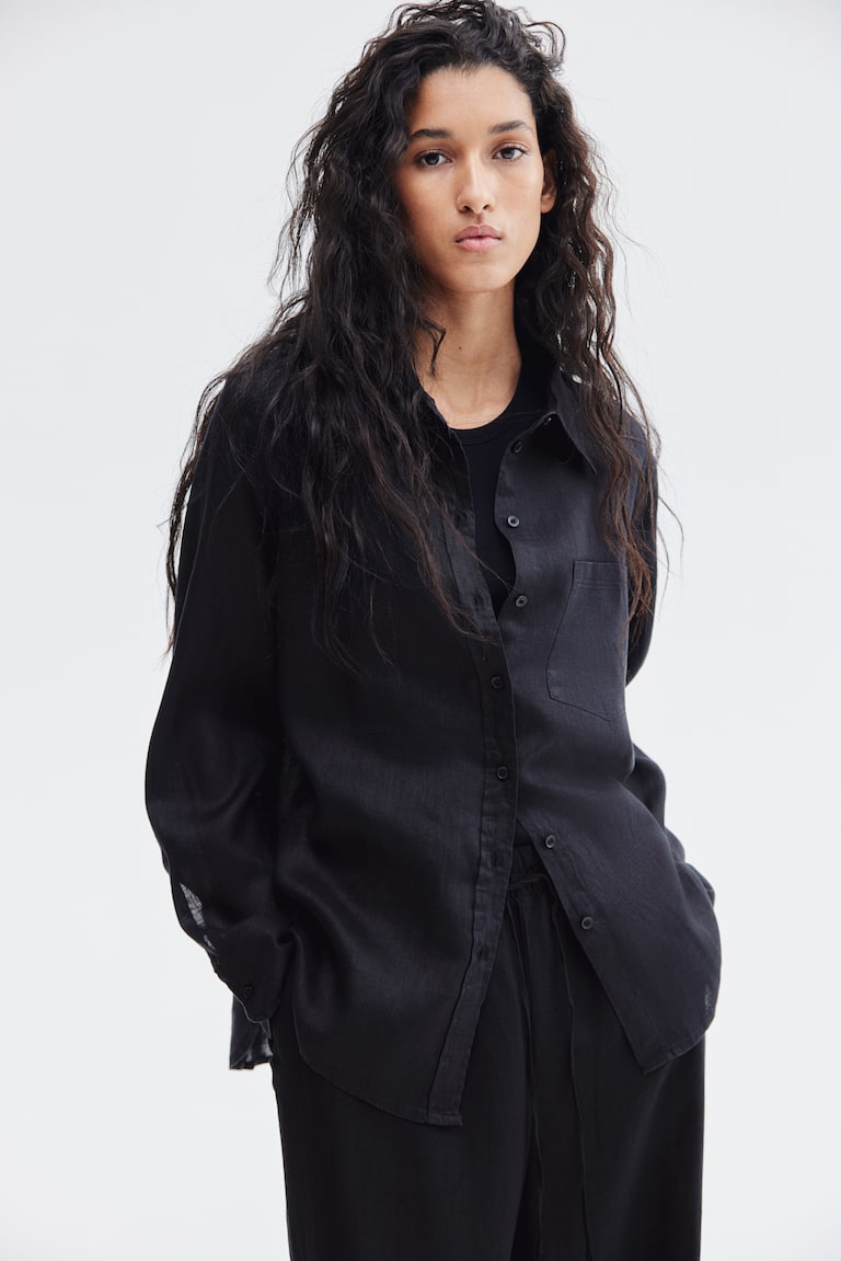 H&M Leinenbluse