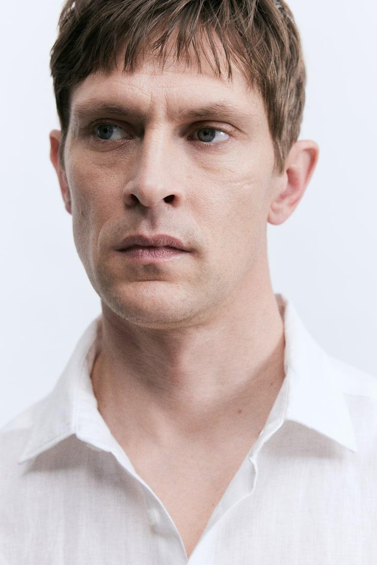 H&M Leinenhemd In Slim Fit