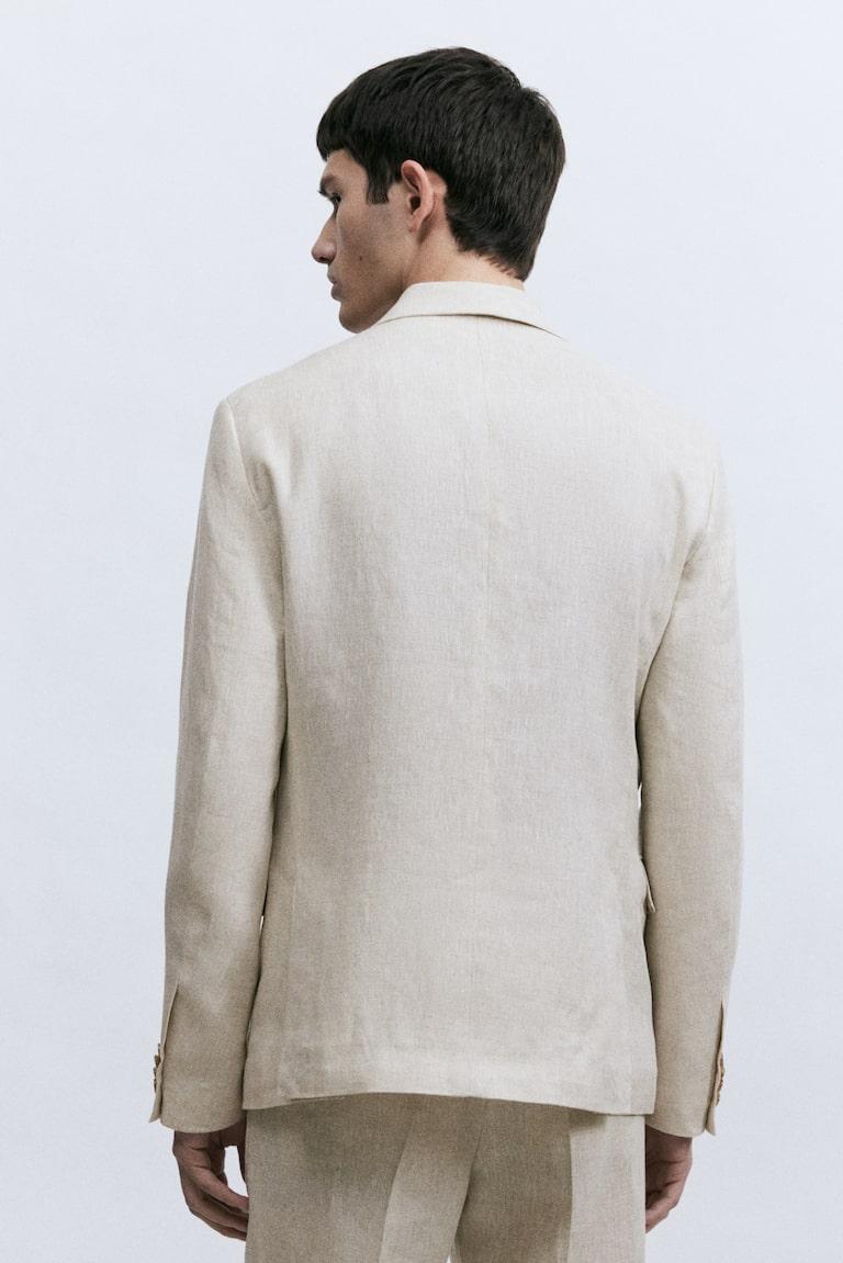 H&M Leinensakko In Slim Fit