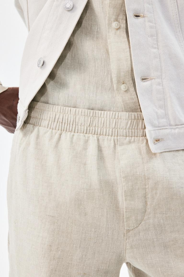 H&M Leinenshorts In Regular Fit