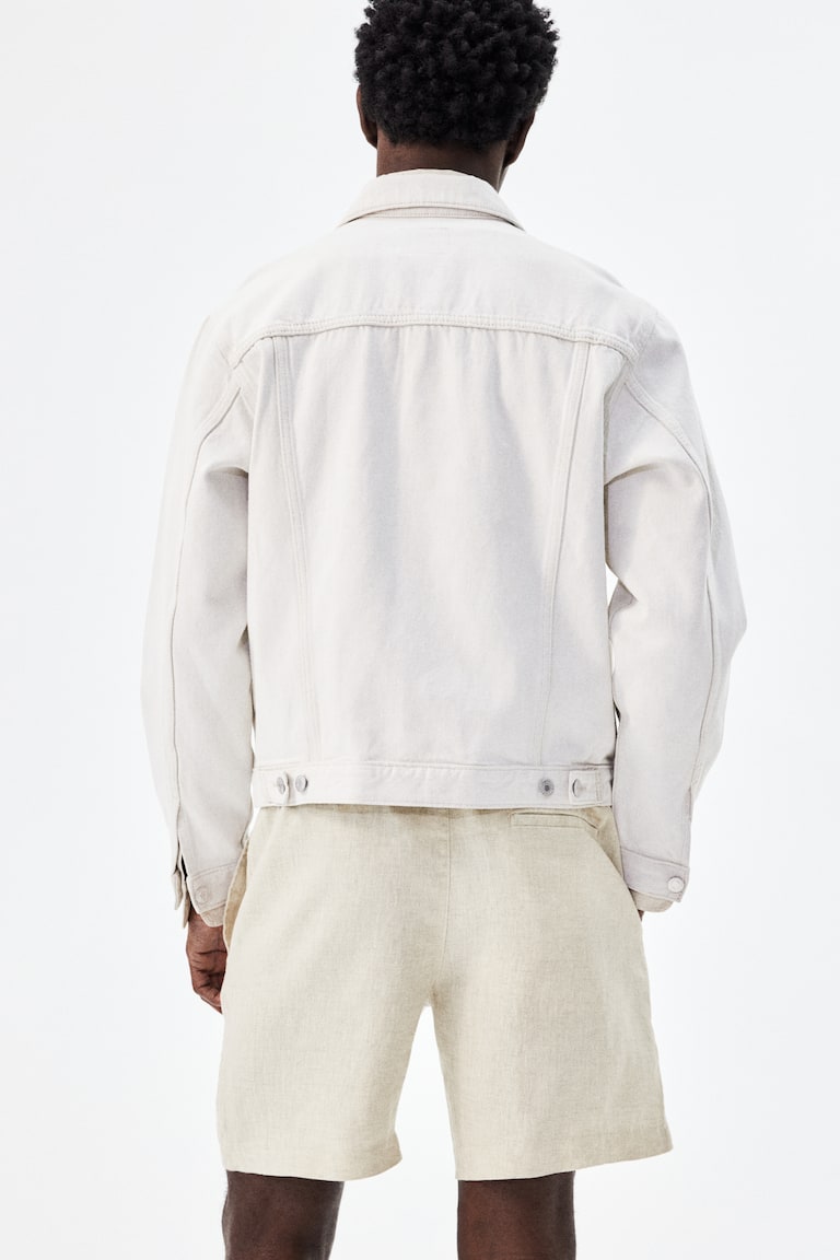 H&M Leinenshorts In Regular Fit