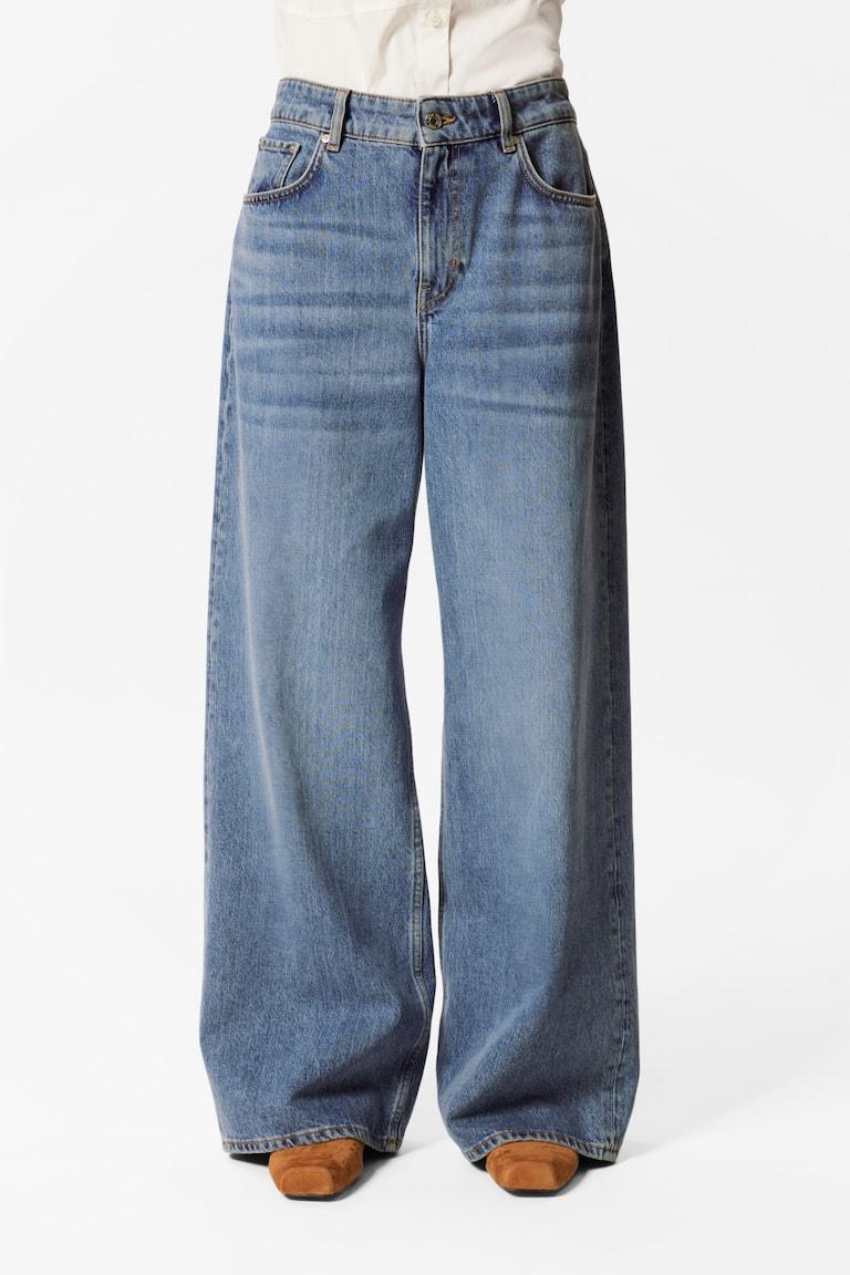 H&M Locker Geschnittene Jeans Mit Weitem Bein