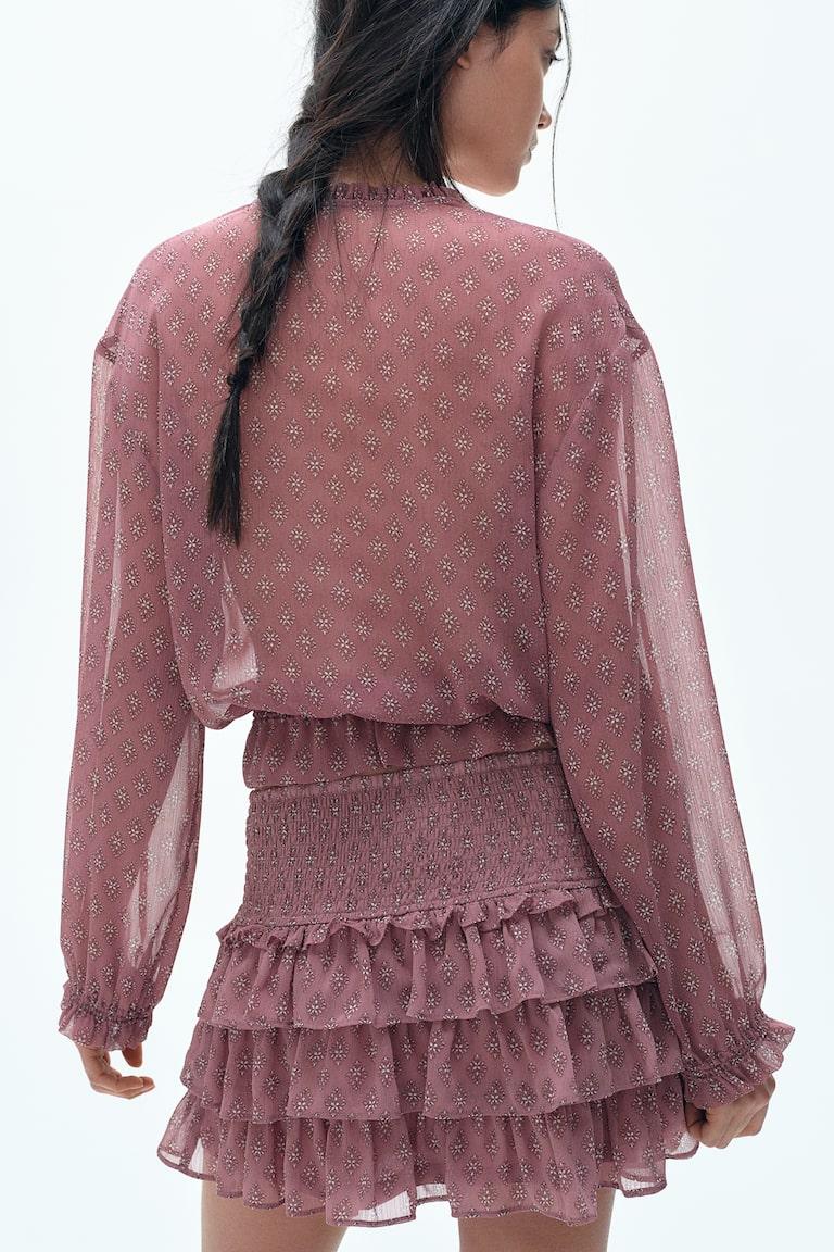 H&M Minirock Mit Stufen