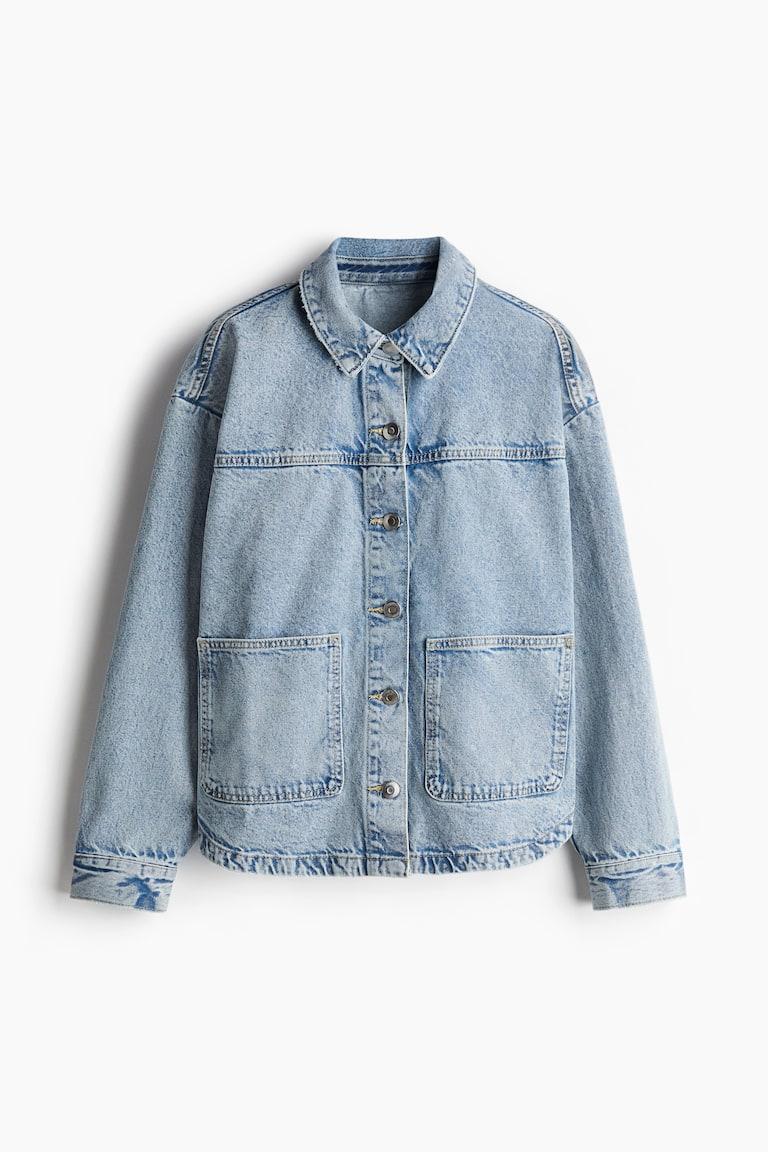 H&M Overshirt Aus Twill