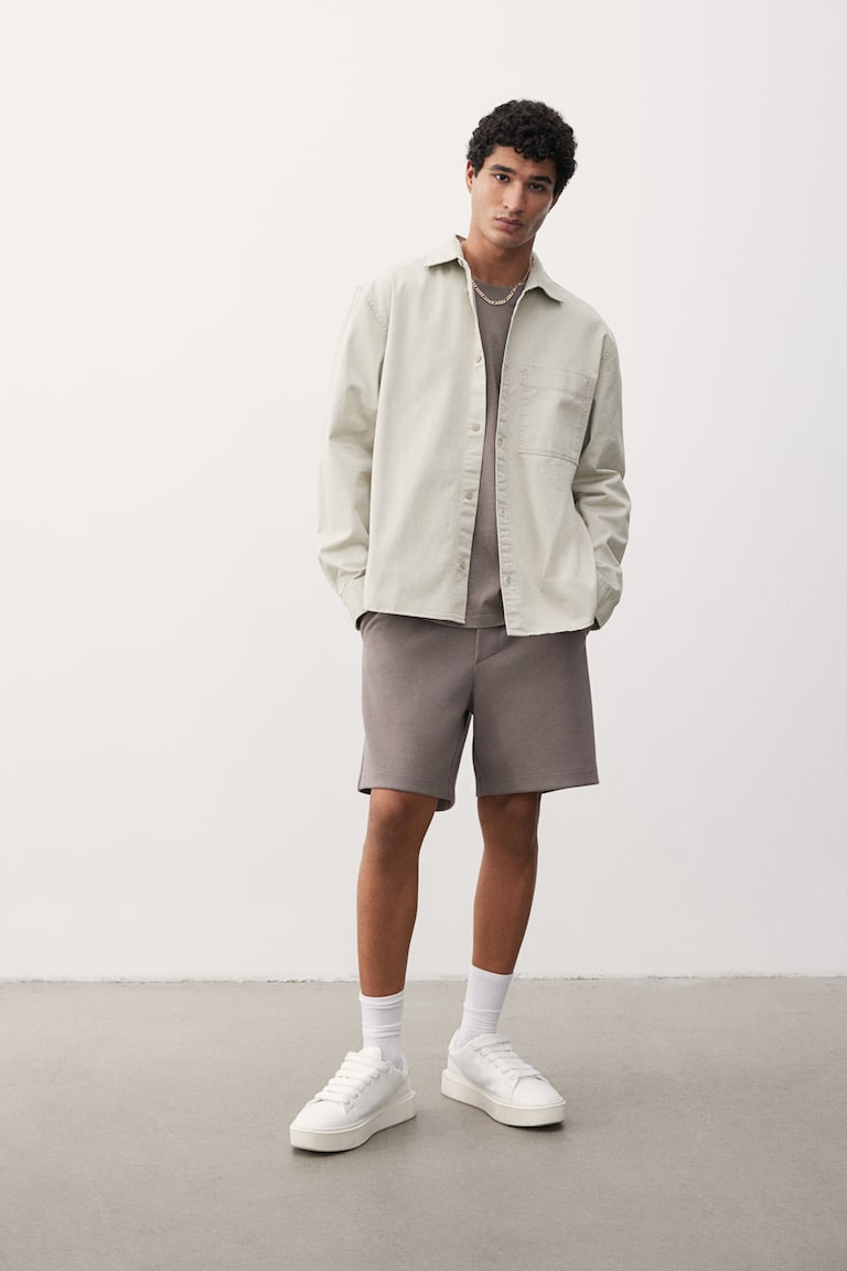 H&M Overshirt Aus Twill In Regular Fit