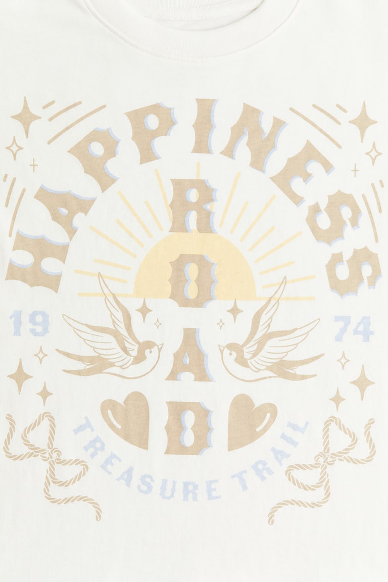 H&M Oversized Baumwoll-T-Shirt