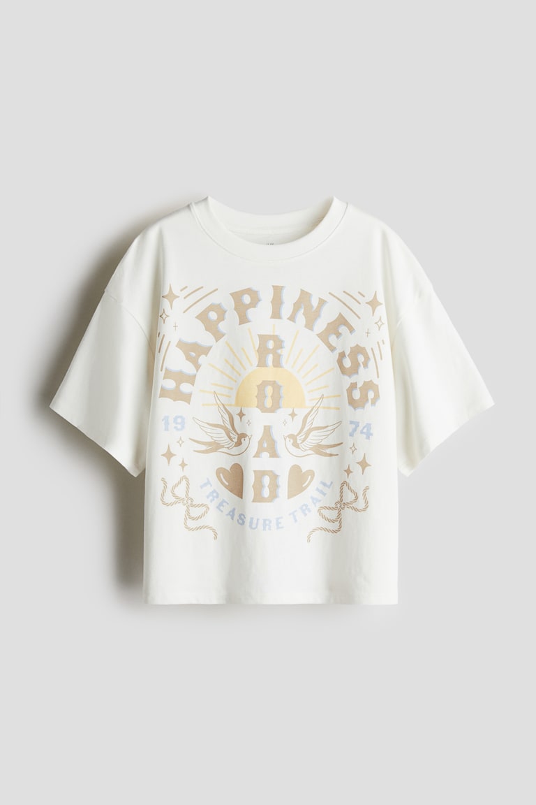 H&M Oversized Baumwoll-T-Shirt