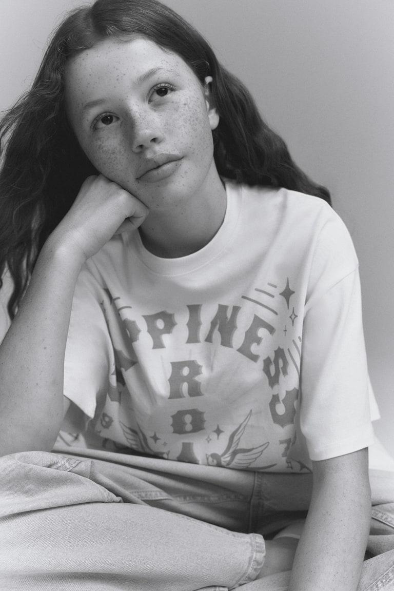 H&M Oversized Baumwoll-T-Shirt