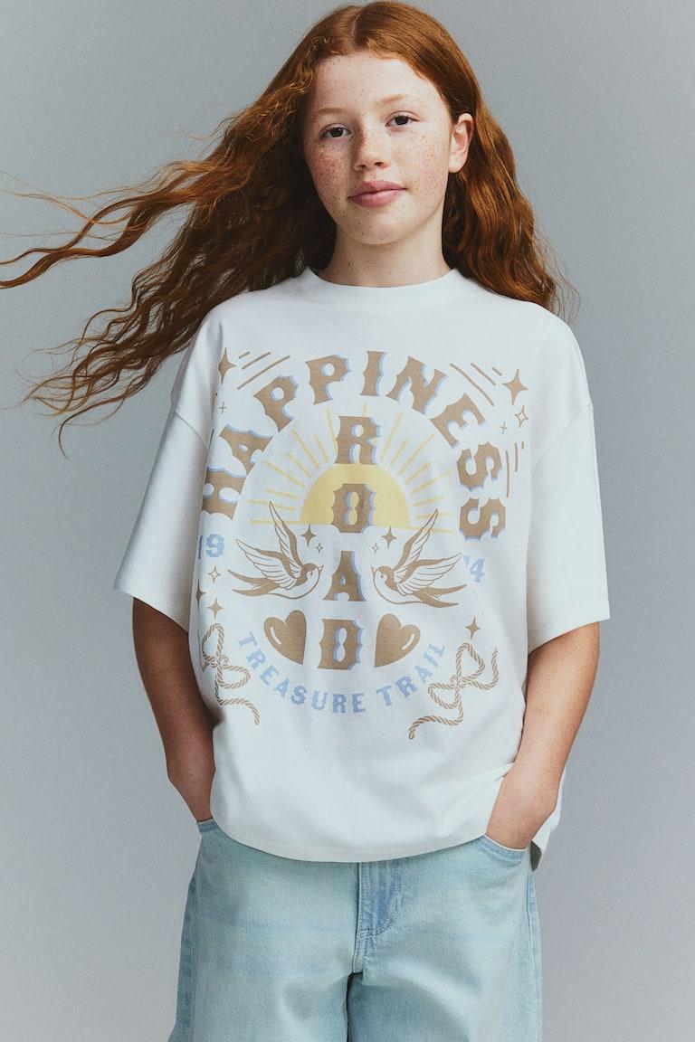 H&M Oversized Baumwoll-T-Shirt