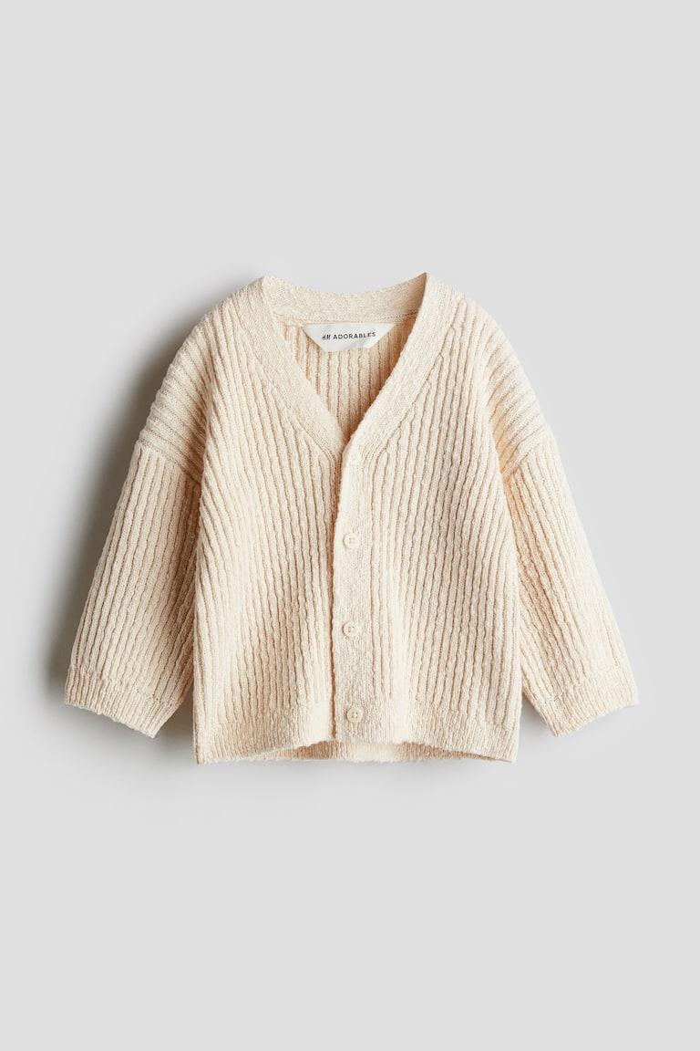 H&M Oversized Cardigan Aus Boucléstrick