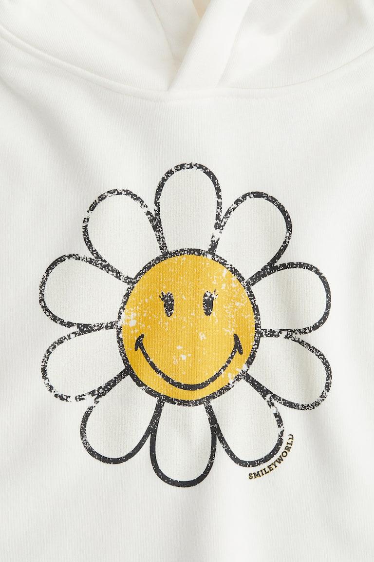 H&M Oversized Hoodie Mit Print