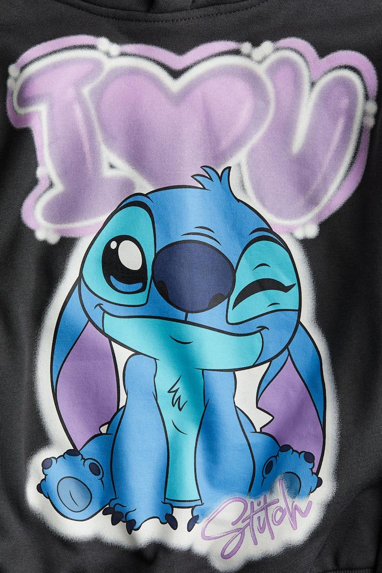 H&M Oversized Hoodie Mit Print