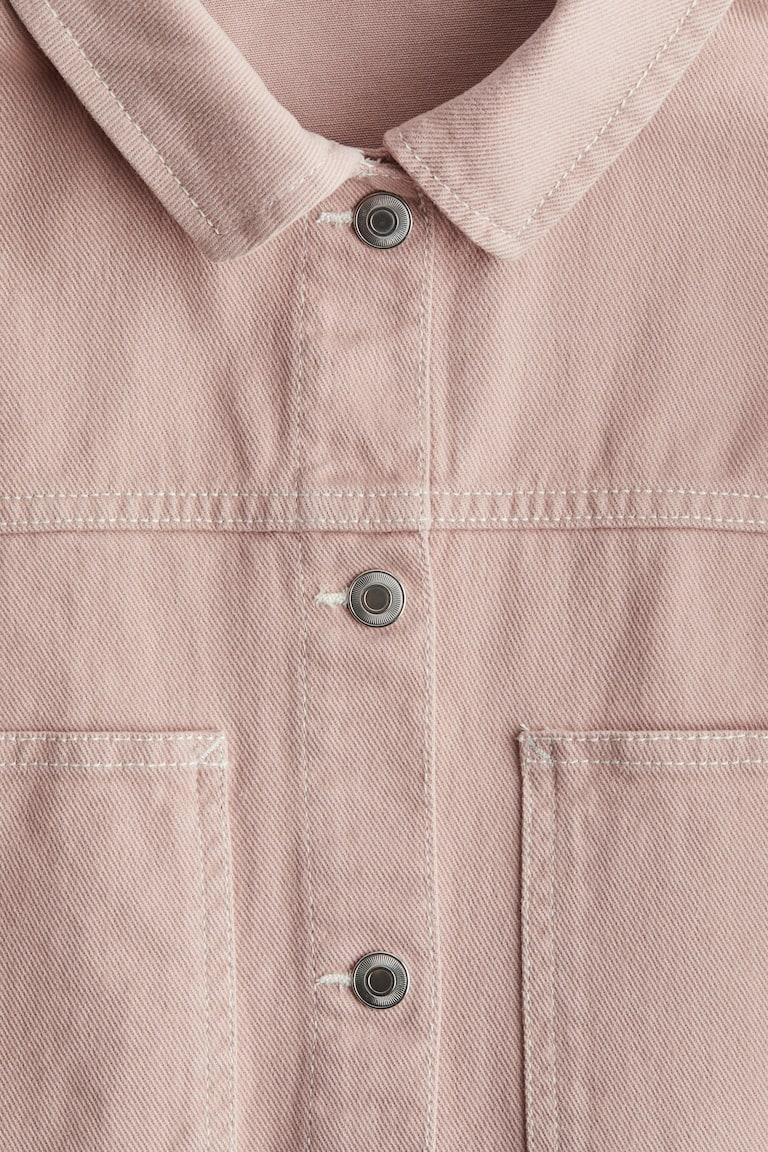 H&M Oversized Jacke Aus Baumwolltwill