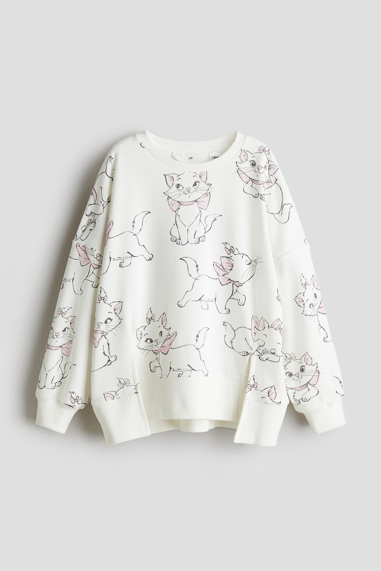 H&M Oversized Sweatshirt mit Print