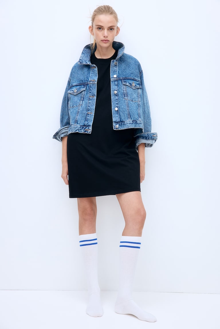 H&M Oversized T-Shirt-Kleid