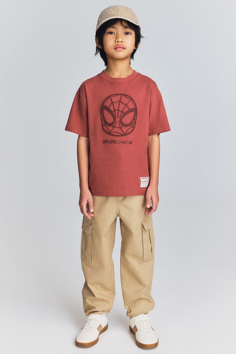 H&M Oversized T-Shirt Mit Print