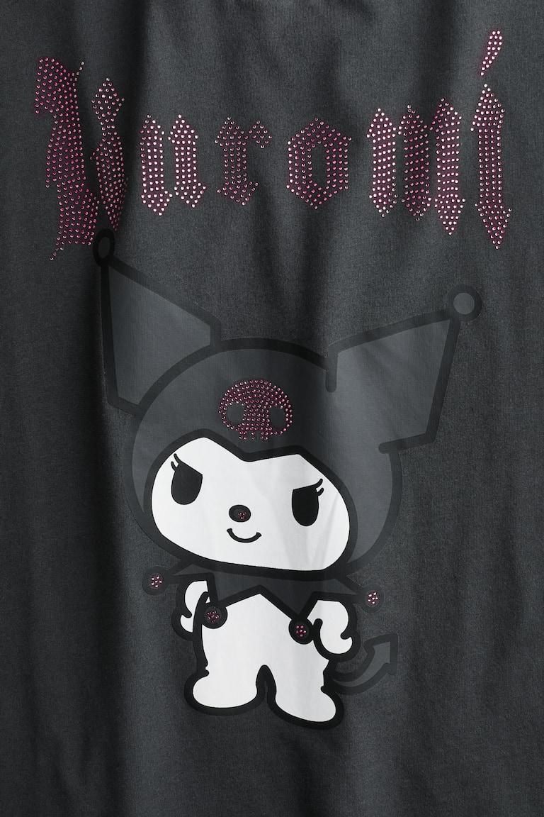 H&M Oversized T-Shirt Mit Print