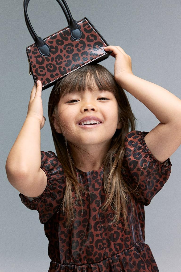 H&M Patterned Organza Dress