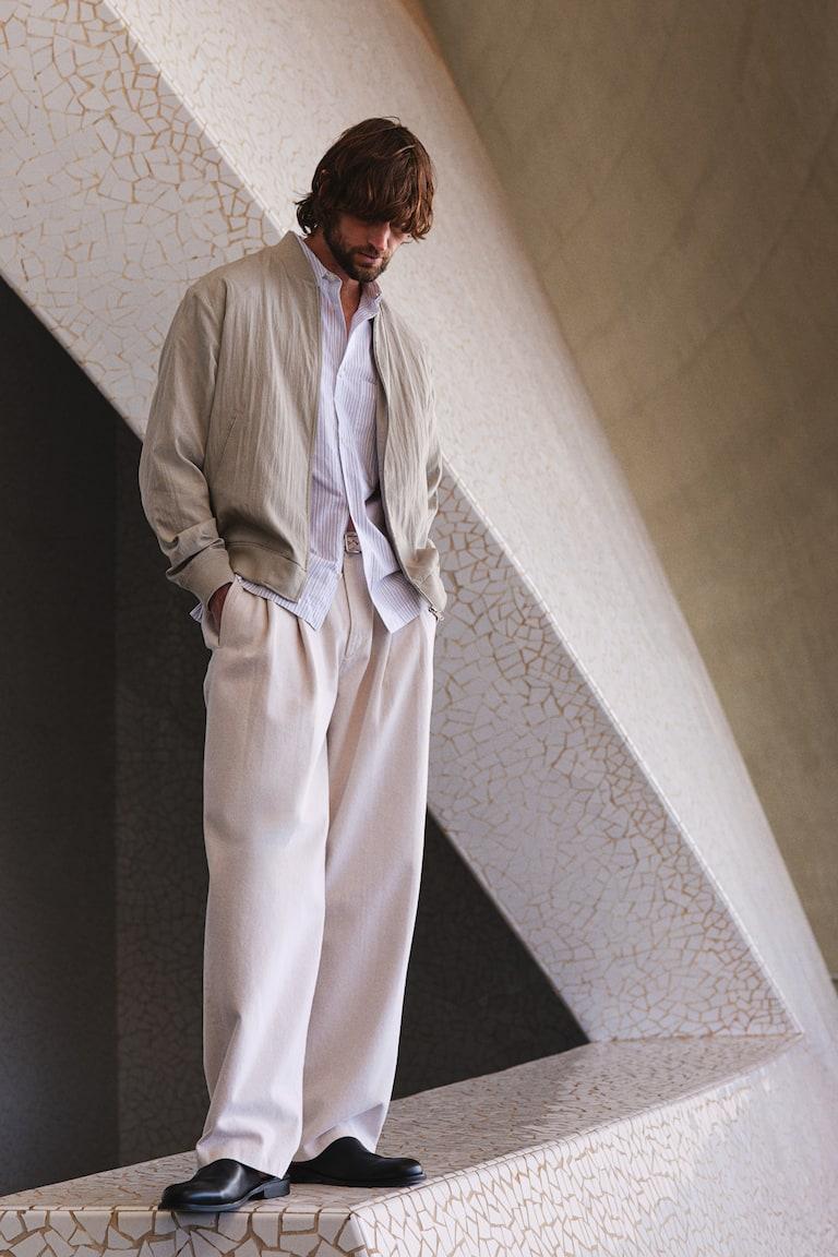 H&M Pilotenjacke Aus Lyocellmix In Regular Fit