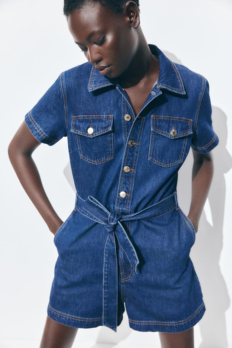H&M Playsuit aus Denim