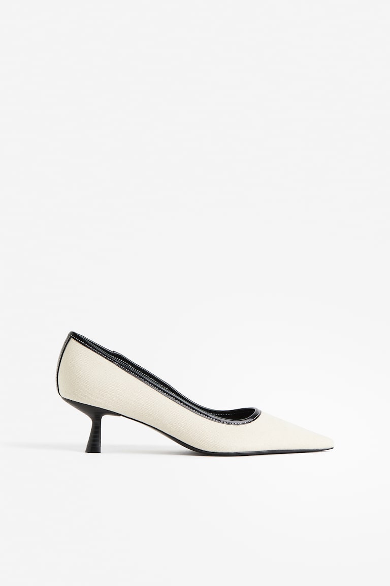 H&M Pumps Aus Canvas