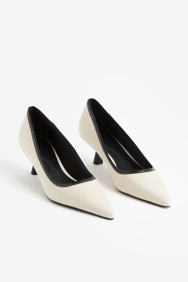H&M Pumps Aus Canvas