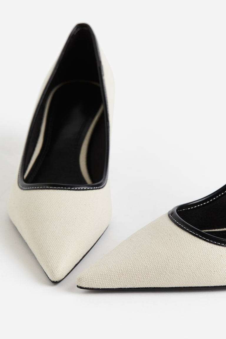 H&M Pumps Aus Canvas