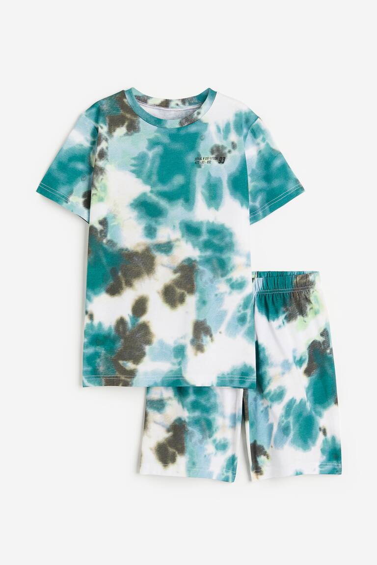 H&M Pyjama aus Baumwolljersey