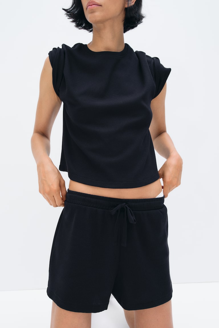 H&M Pyjama Mit Waffelstruktur