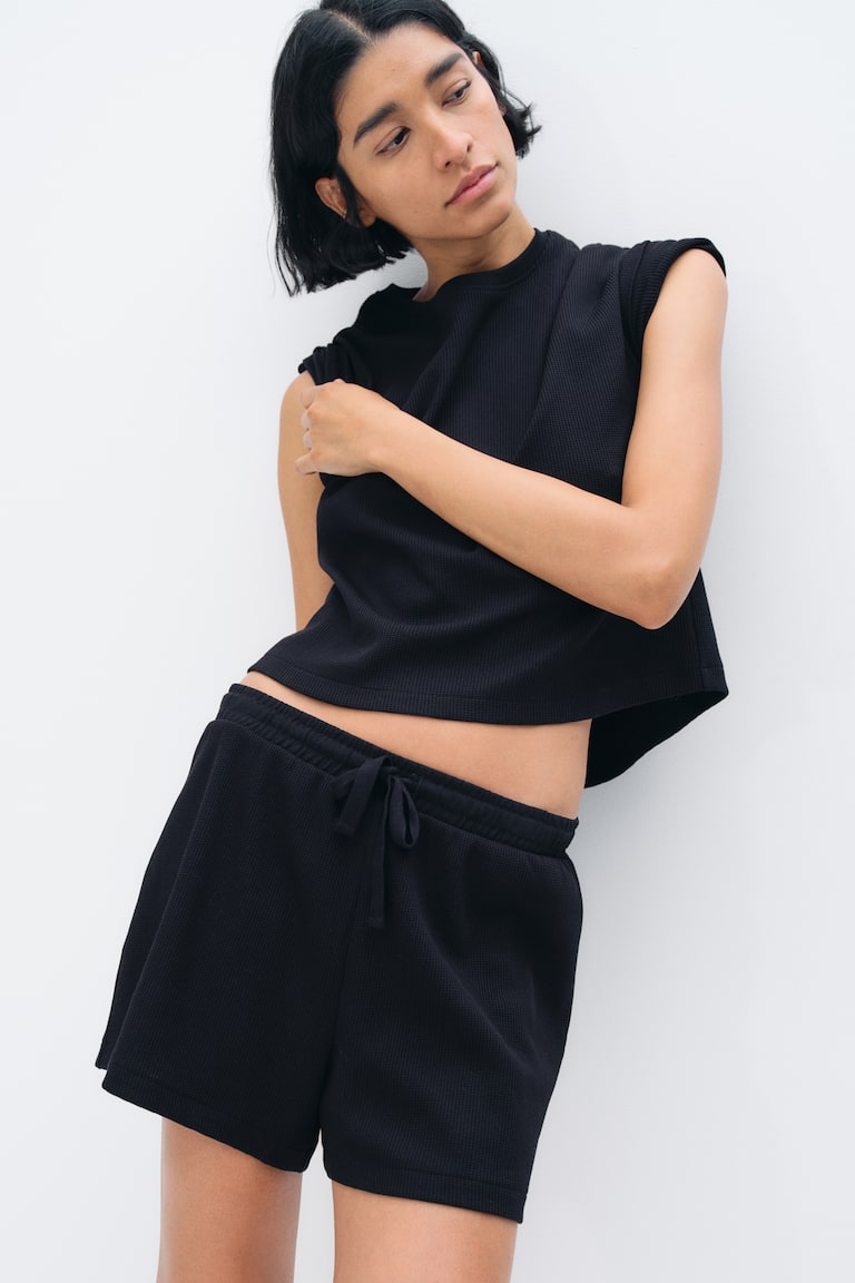 H&M Pyjama Mit Waffelstruktur