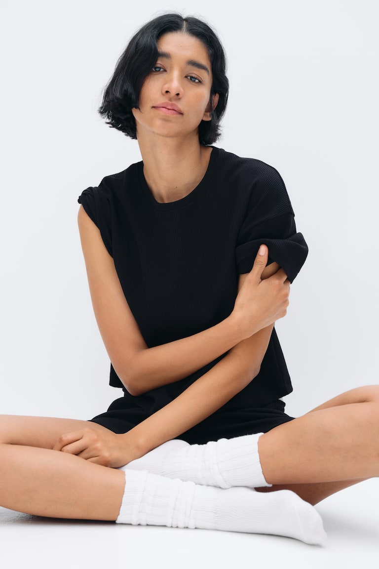 H&M Pyjama Mit Waffelstruktur