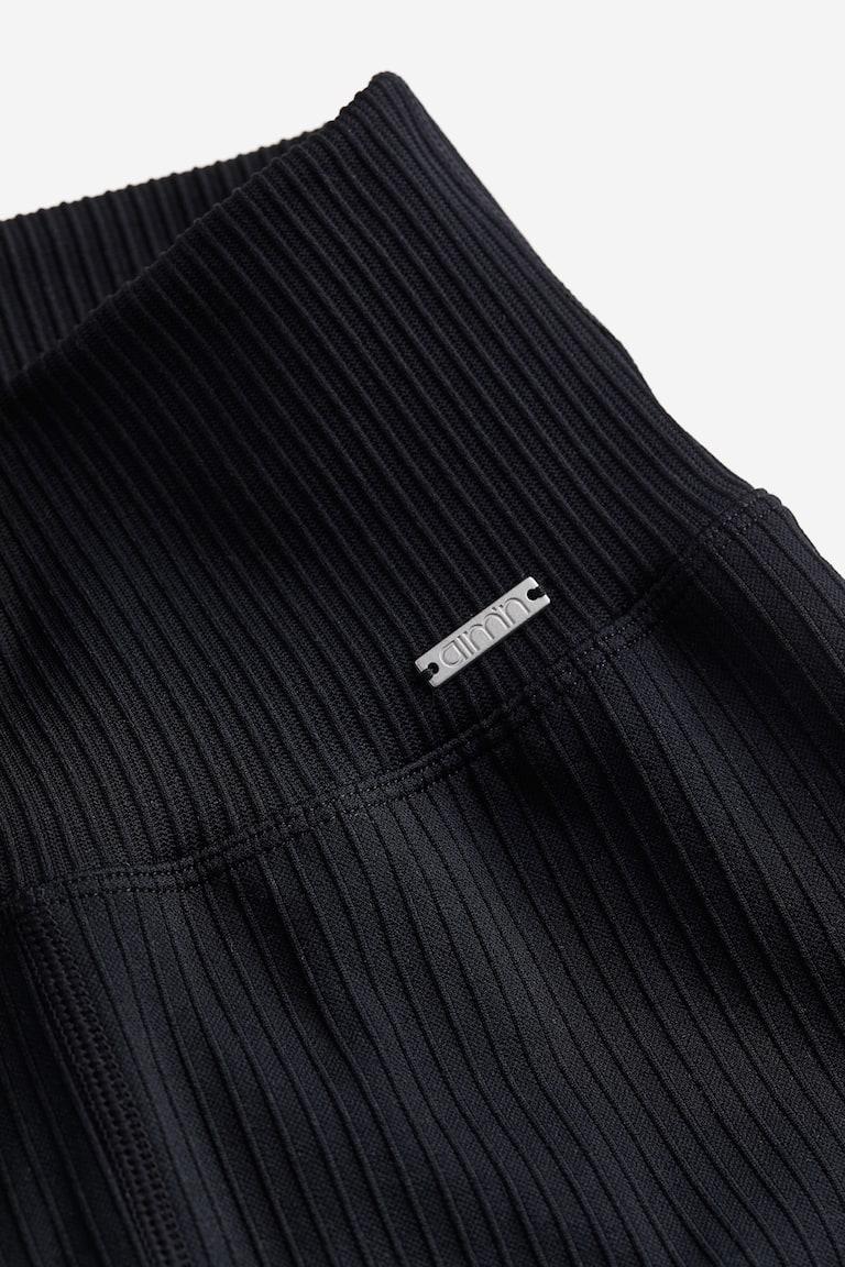 H&M Ribbed Seamless Flare Tights