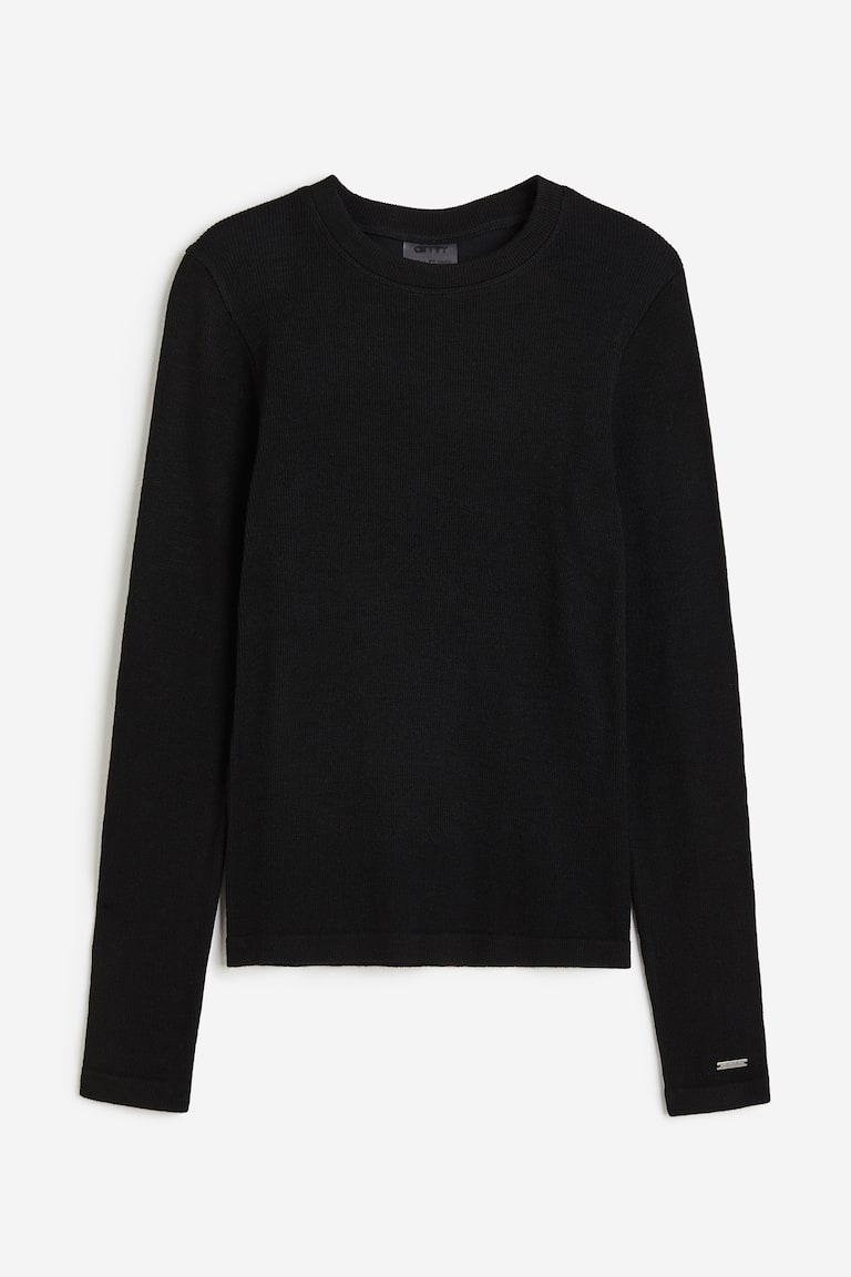H&M Ribbed Wool Long Sleeve