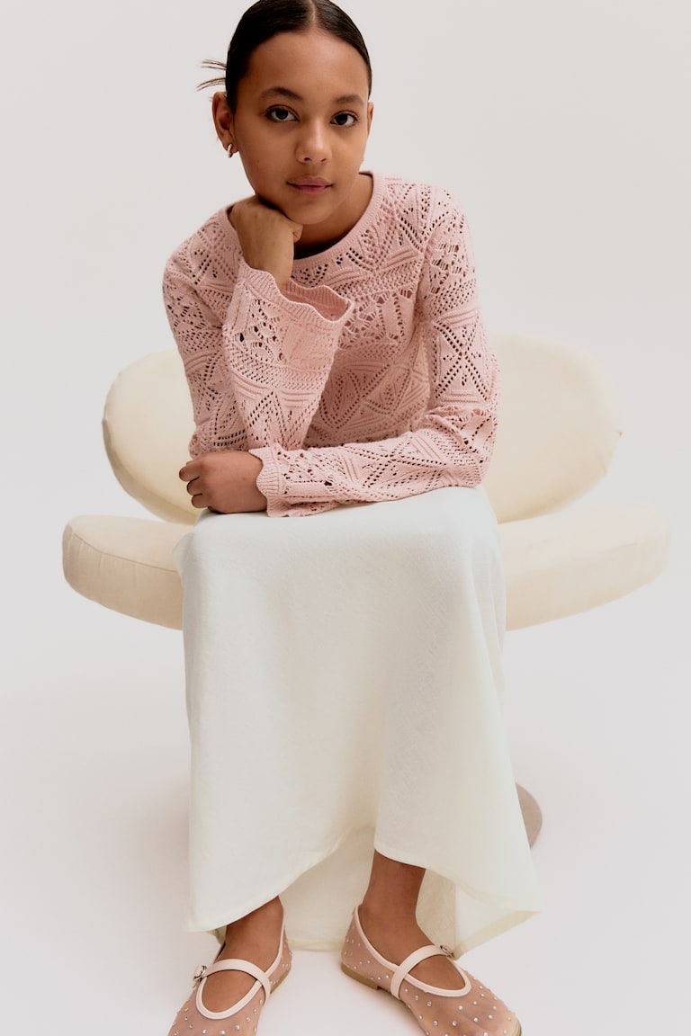 H&M Rock Aus Leinenmix