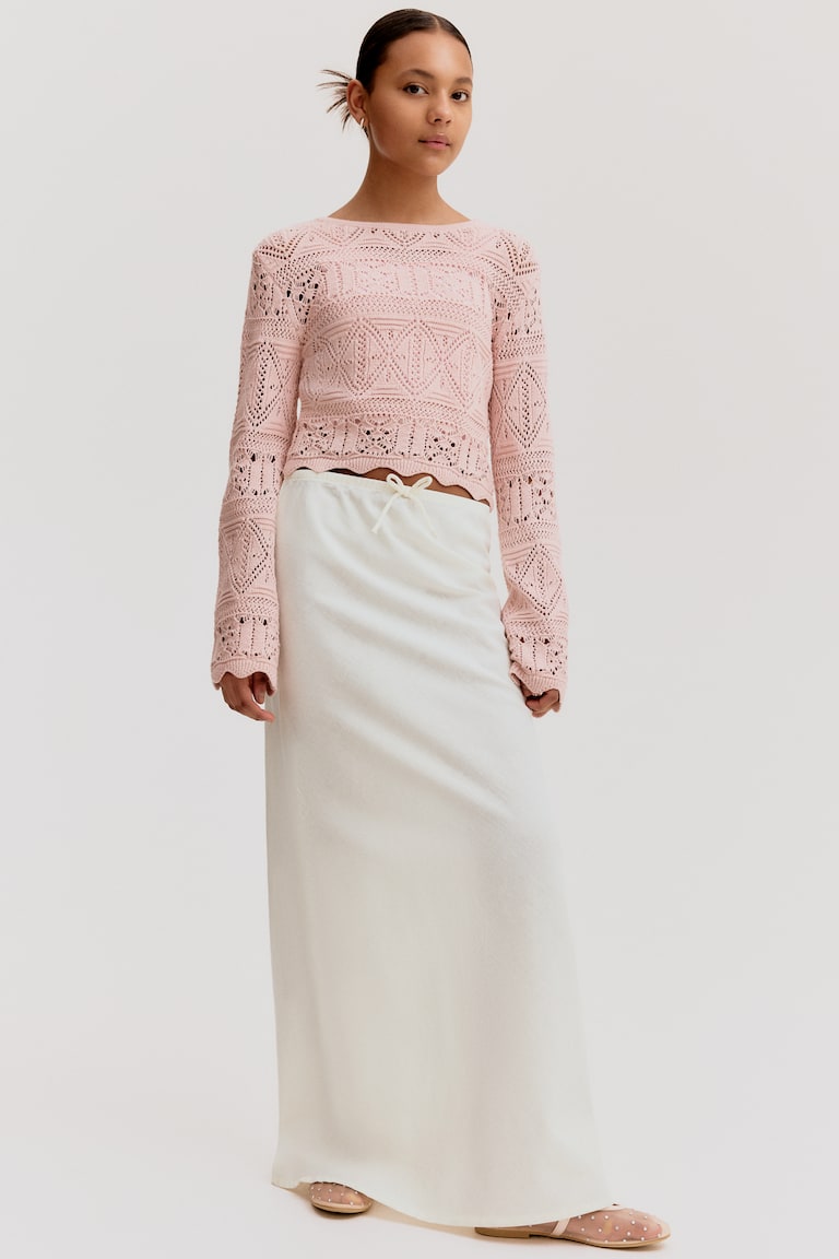 H&M Rock aus Leinenmix